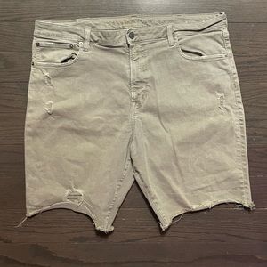 khaki American Eagle jean shorts, men’s 40
